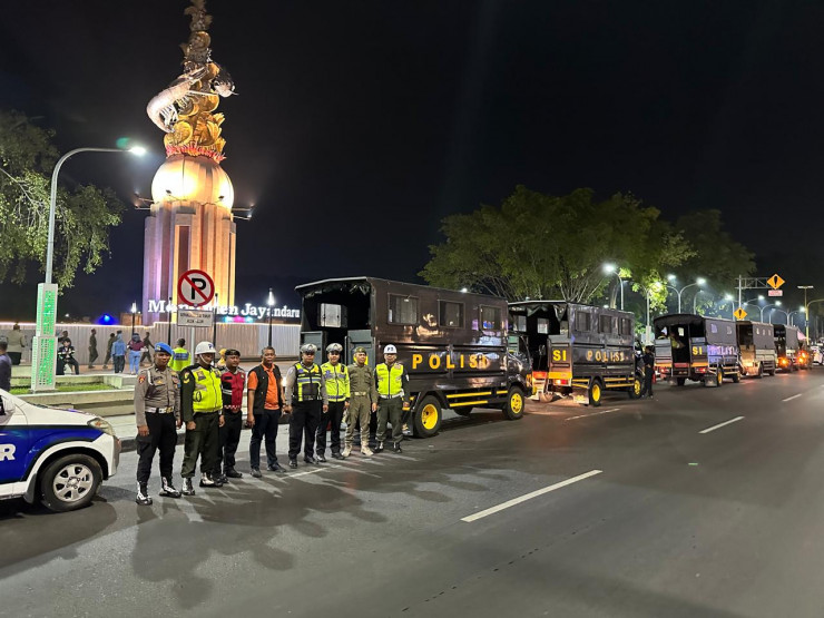 Sinergi TNI-Polri dan Satpol PP, Patroli Bersama Jogo Sidoarjo