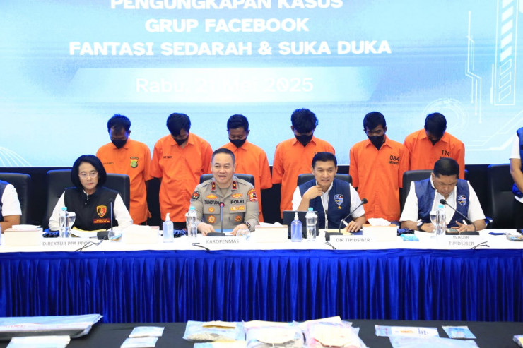 Bareskrim Polri Ungkap Grub Facebook Penyebar Pornografi Anak, Enam Tersangka Ditangkap